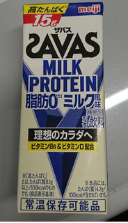 「ザバス MILK PROTEIN 脂肪0 ミルク風味 パック200ml」のクチコミ画像 by もぐりーさん