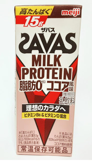 「ザバス MILK PROTEIN 脂肪0 ココア風味 パック200ml」のクチコミ画像 by つなさん