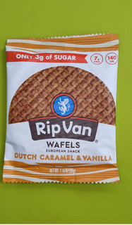 「Rip Van Wafels キャラメル＆バニラワッフル 33g」のクチコミ画像 by minorinりん さん