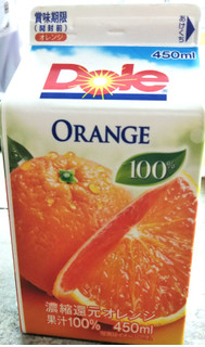 「Dole オレンジ100％ パック500ml」のクチコミ画像 by シロですさん