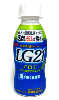 「明治 プロビオヨーグルトLG21ドリンクタイプ アロエ ボトル112ml」のクチコミ画像 by つなさん