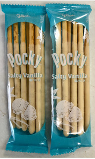 「江崎グリコ 塩バニラポッキー 箱2袋」のクチコミ画像 by SANAさん