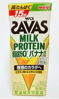 「ザバス MILK PROTEIN 脂肪0 バナナ風味 パック200ml」のクチコミ画像 by つなさん