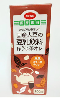 「コープ 国産大豆の豆乳飲料 ほうじ茶オレ 200ml」のクチコミ画像 by つなさん