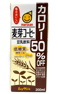 「マルサン 豆乳飲料 麦芽コーヒー カロリー50％OFF パック200ml」のクチコミ画像 by つなさん
