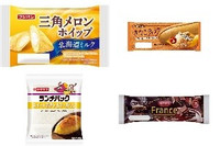 今週新発売の菓子パン🍫まとめ！『三角メロンホイップ　北海道ミルク』、『きなこチョコラ』など♪