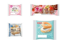 今週新発売の菓子パン🍫まとめ！『もちっと桜あんぱん』、『薄皮　いちごチョコクリームパン』など♪