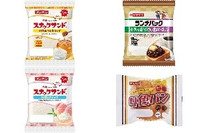 今週新発売の菓子パン🍫まとめ!『スナックサンド はちみつ&ホイップ』、『コーヒークリーム&ホイップと小倉&マーガリン』など♪