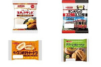 今週新発売の惣菜パンまとめ！『スナックサンド 焼きとうもろこし味＆マヨ』、『赤カレーと黒カレー』など♪
