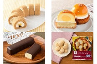 今週新発売のローソンスイーツ🍰まとめ！『もち食感ロール　カスタードプリン』、『カスタードプリンケーキ』など♪