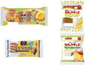今週新発売の菓子パン🍫まとめ！『薄皮　赤肉メロンクリームパン』、『黒糖スナックサンド　バナナミルク』など♪