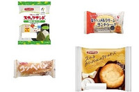 今週新発売の菓子パン🍫まとめ！『スナックサンド　抹茶＆ホイップ』、『塩キャラメルクリームサンドケーキ　矢堅目の塩使用』など♪