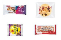今週新発売の菓子パン🍫まとめ！『フルーツ楽しむしっとりケーキ』、『りんごとレーズンの蒸しパン』など♪