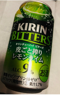 「KIRIN ビターズ 皮ごと搾りレモンライム 缶350ml」のクチコミ画像 by シナもンさん