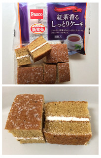 「Pasco 紅茶香るしっとりケーキ 袋8個」のクチコミ画像 by レビュアーさん
