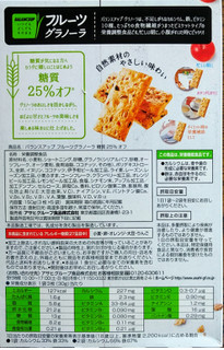 「アサヒ バランスアップ フルーツグラノーラ 糖質25％オフ 箱3枚×5」のクチコミ画像 by みさきあやさん