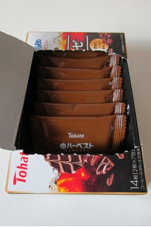 「東ハト ハーベストチョコメリゼ アイスコーヒー 箱2枚×7」のクチコミ画像 by キックンさん