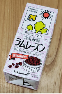 「キッコーマン 豆乳飲料 ラムレーズン パック200ml」のクチコミ画像 by みにぃ321321さん
