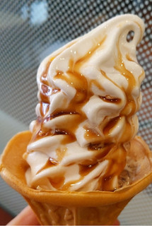「ドトール ソフトクリーム 黒糖 コーン」のクチコミ画像 by おうちーママさん