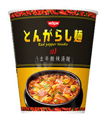 「日清のとんがらし麺 うま辛酸辣湯麺 カップ65g」のクチコミ画像 by tweedさん