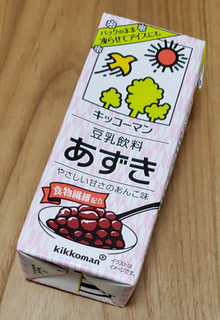 「キッコーマン 豆乳飲料 あずき パック200ml」のクチコミ画像 by みにぃ321321さん