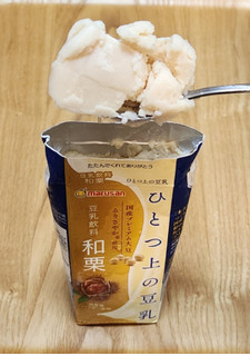 「マルサン ひとつ上の豆乳 豆乳飲料 和栗 パック200ml」のクチコミ画像 by みにぃ321321さん