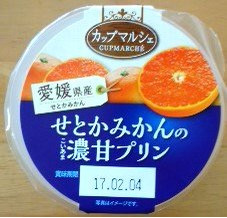 「トーラク カップマルシェ 愛媛県産せとかみかんの濃甘プリン カップ95g」のクチコミ画像 by おたまじゃくしははさん