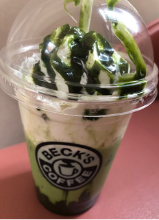 「ベックスコーヒーショップ 濃いめの宇治抹茶ラテ ICED M」のクチコミ画像 by パン大好きさん