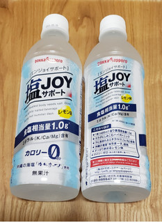 「ポッカサッポロ 塩JOYサポート レモン味 ペット495ml」のクチコミ画像 by みにぃ321321さん
