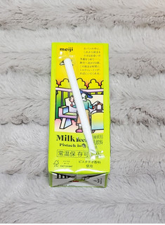 「明治 Milkfeelin Pistachio パック200ml」のクチコミ画像 by みにぃ321321さん