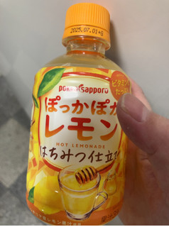 「ポッカサッポロ ぽっかぽかレモン はちみつ仕立て ペット275ml」のクチコミ画像 by なでしこ5296さん