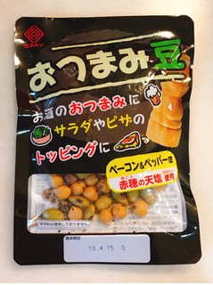 「カネハツ おつまみ豆 ベーコン＆ペッパー味 袋70g」のクチコミ画像 by 野良猫876さん
