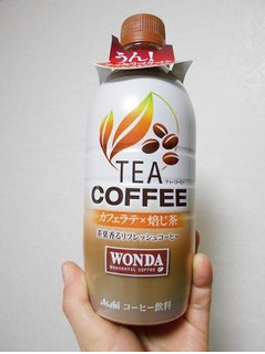 「アサヒ ワンダ TEA COFFEE カフェラテ×焙じ茶 ペット525ml」のクチコミ画像 by チワウさん