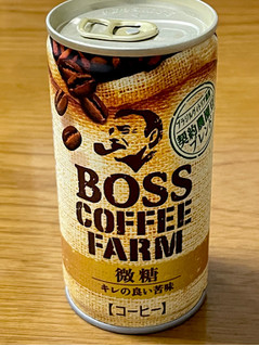 「サントリー ボス コーヒーファーム 微糖 缶185g」のクチコミ画像 by ビールが一番さん