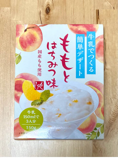 「もへじ 牛乳でつくる簡単デザート ももとはちみつ味 箱150g」のクチコミ画像 by 踊る埴輪さん