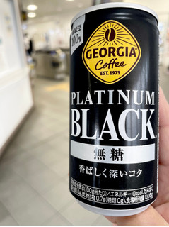 「コカ・コーラ ジョージア プラチナムブラック 缶185g」のクチコミ画像 by ビールが一番さん