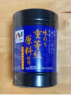 「ニコニコのり 味のり 重等級 原料使用 10切 ボトル100枚」のクチコミ画像 by 踊る埴輪さん