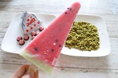 スイカバーを贅沢スイーツに変身させたい