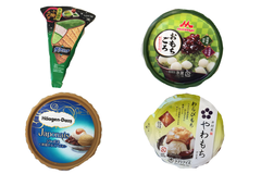 和アイス4種を食べ比べ♪ 人気の「抹茶あずき」と「黒蜜きなこ」が一騎打ち！