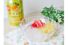 大人かわいい☆旬の柑橘系チューハイでアルコールゼリーを作ろう！