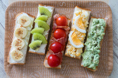 フォトジェニックをお手軽に！スティックオープンサンドの作り方