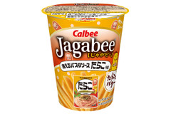 キユーピーの人気商品とコラボ！カルビー「Jagabee あえるパスタソースたらこ味」全国で新発売