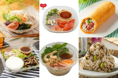 コンビニ3社今週のヘルシー新商品6選！具だくさんサラダうどんや、栄養満点サラダも