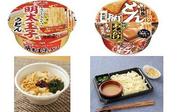 今週新発売のうどんまとめ！『とろとろあんかけの明太玉子風うどん』、『日清のどん兵衛 特盛 中華あんかけきつねうどん』など♪