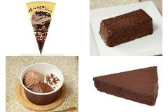今週新発売のおやつまとめ！『ザ・クレープ チョコ＆チョコ』、『ほどける濃厚ベイクドショコラ』など♪
