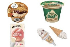 今週新発売のアイスクリームまとめ！『やわもちアイス 生八ッ橋味』、『Sof’ ミルクたっぷりカフェオレ』など♪