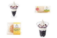 今週新発売のミニストップまとめ！『ブルーベリーヨーグルトパフェ』、『ハムとチーズのパン カマンベール風味 増量』など♪