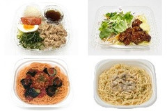 今週新発売のパスタまとめ！『ツナ大根と大葉のパスタサラダ』、『甘辛鶏からあげのパスタサラダ』など♪