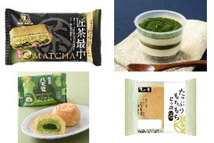 今週新発売の抹茶味まとめ！『匠茶最中』、『抹茶ティラミス』など♪