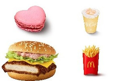 今週新発売のマクドナルドまとめ！『ハートのマカロン ストロベリー』、『もものミックスフルーツフラッペ』など♪